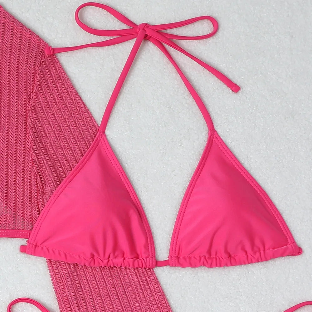 3-Piece Wire-Free Bikini Set