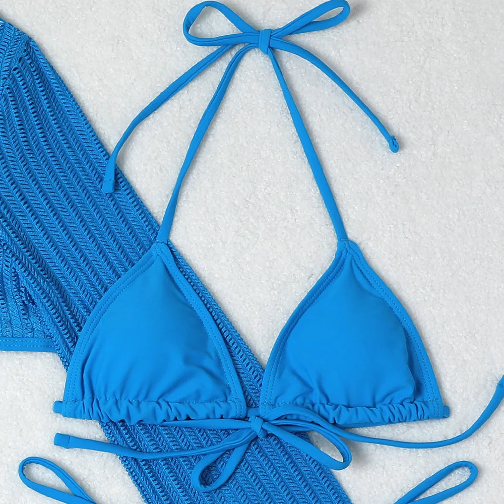 3-Piece Wire-Free Bikini Set