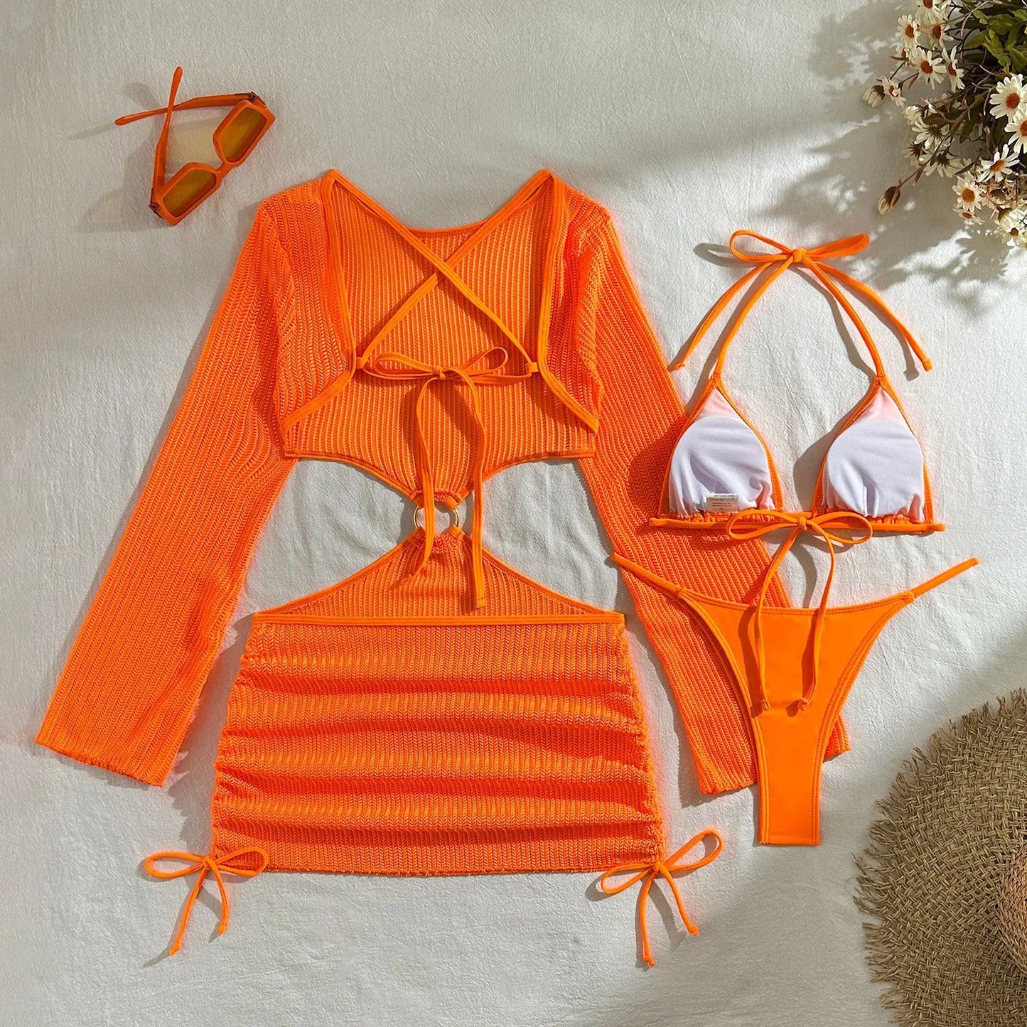 3-Piece Wire-Free Bikini Set