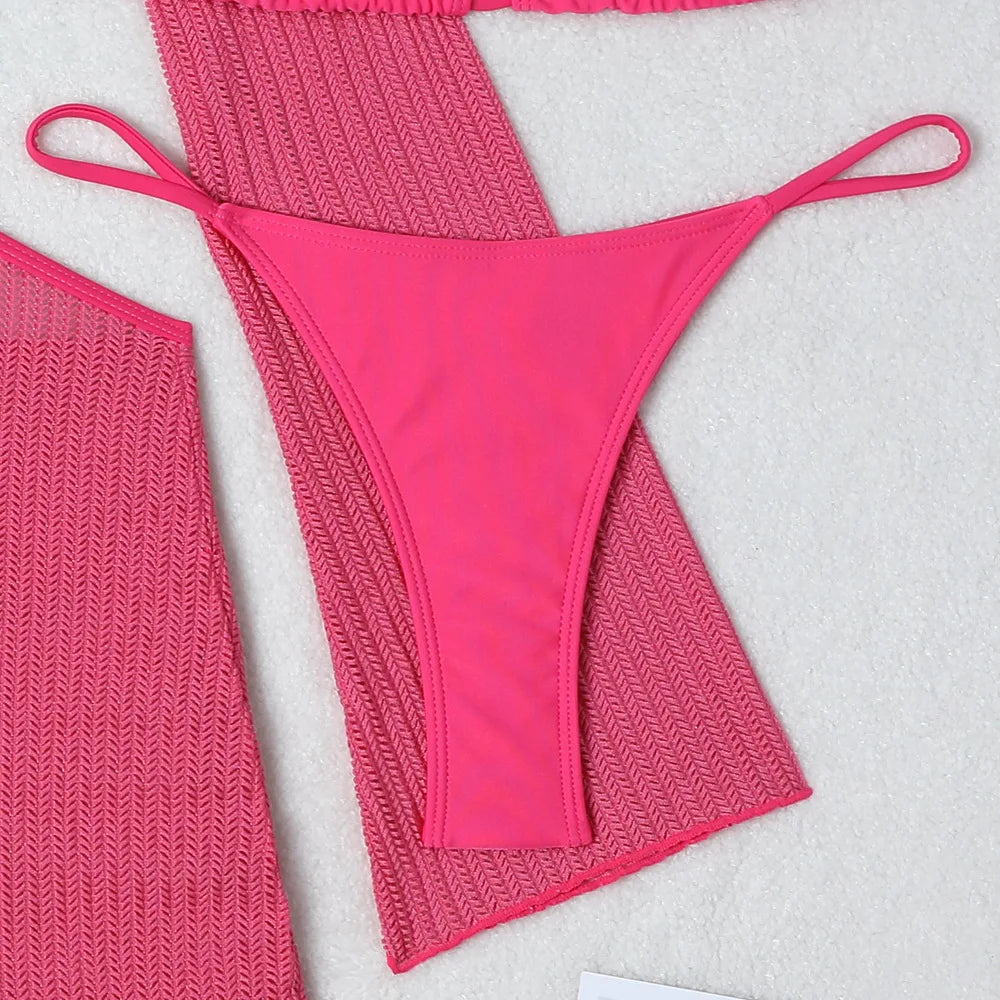 3-Piece Wire-Free Bikini Set