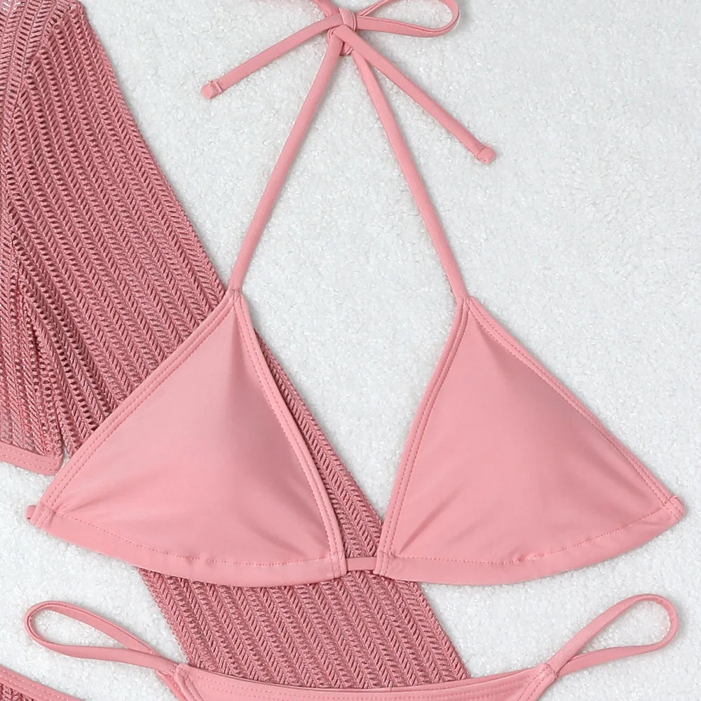 3-Piece Wire-Free Bikini Set