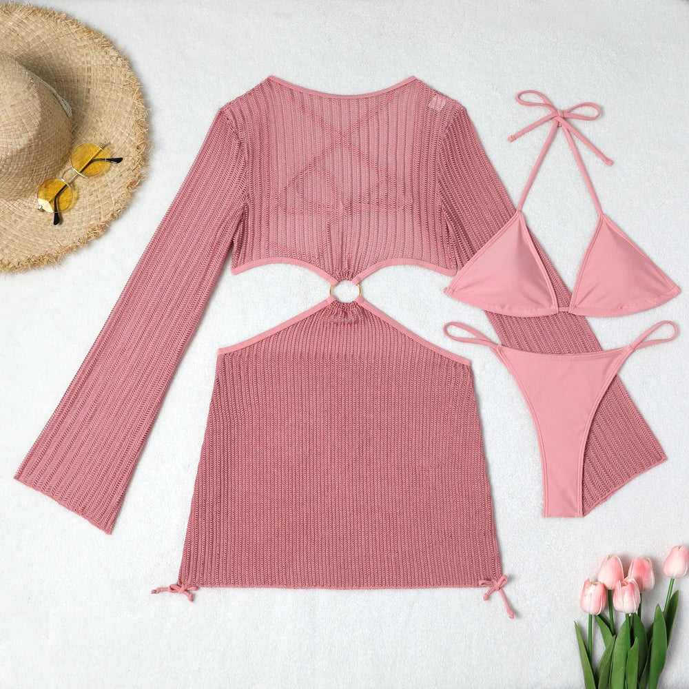 3-Piece Wire-Free Bikini Set