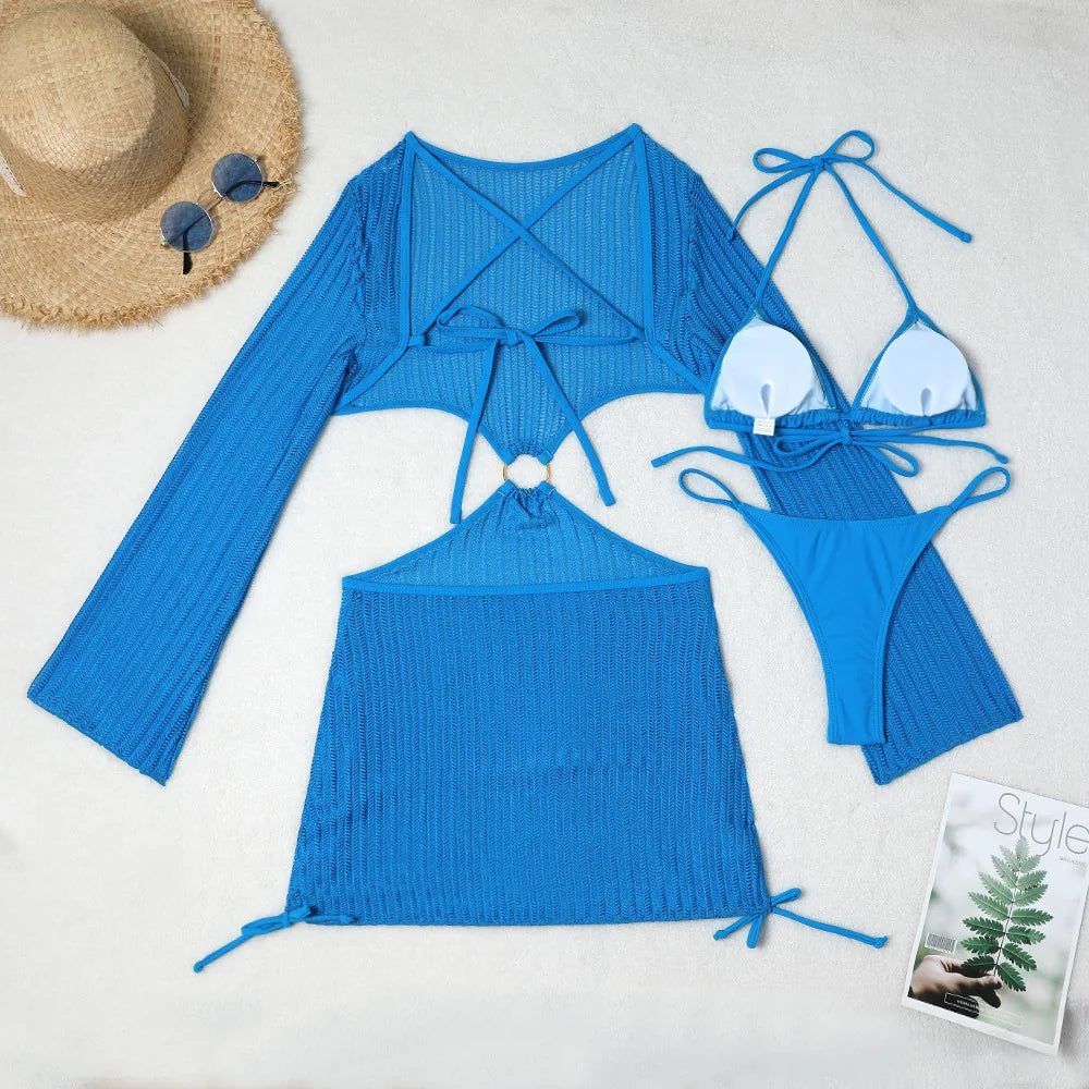 3-Piece Wire-Free Bikini Set