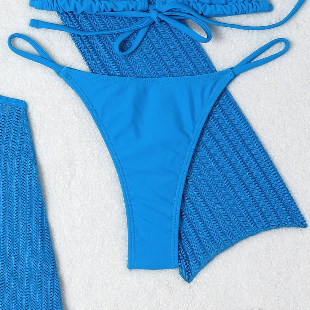 3-Piece Wire-Free Bikini Set