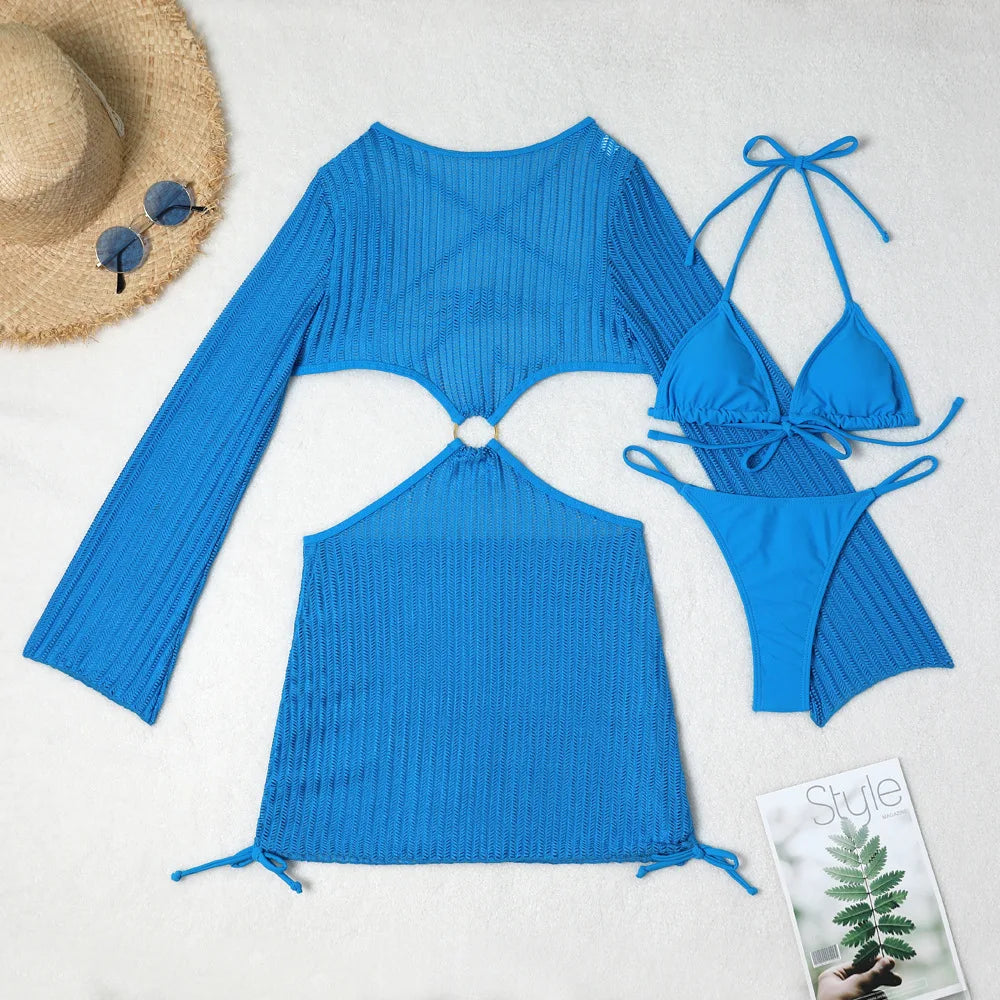 3-Piece Wire-Free Bikini Set