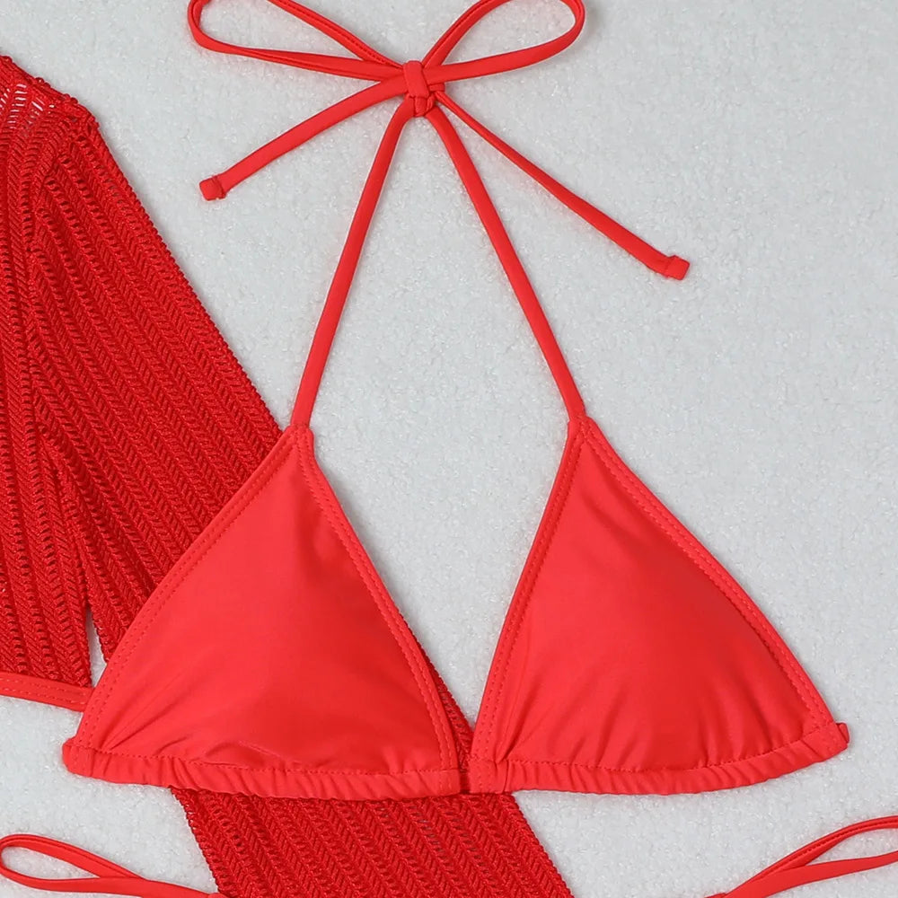 3-Piece Wire-Free Bikini Set