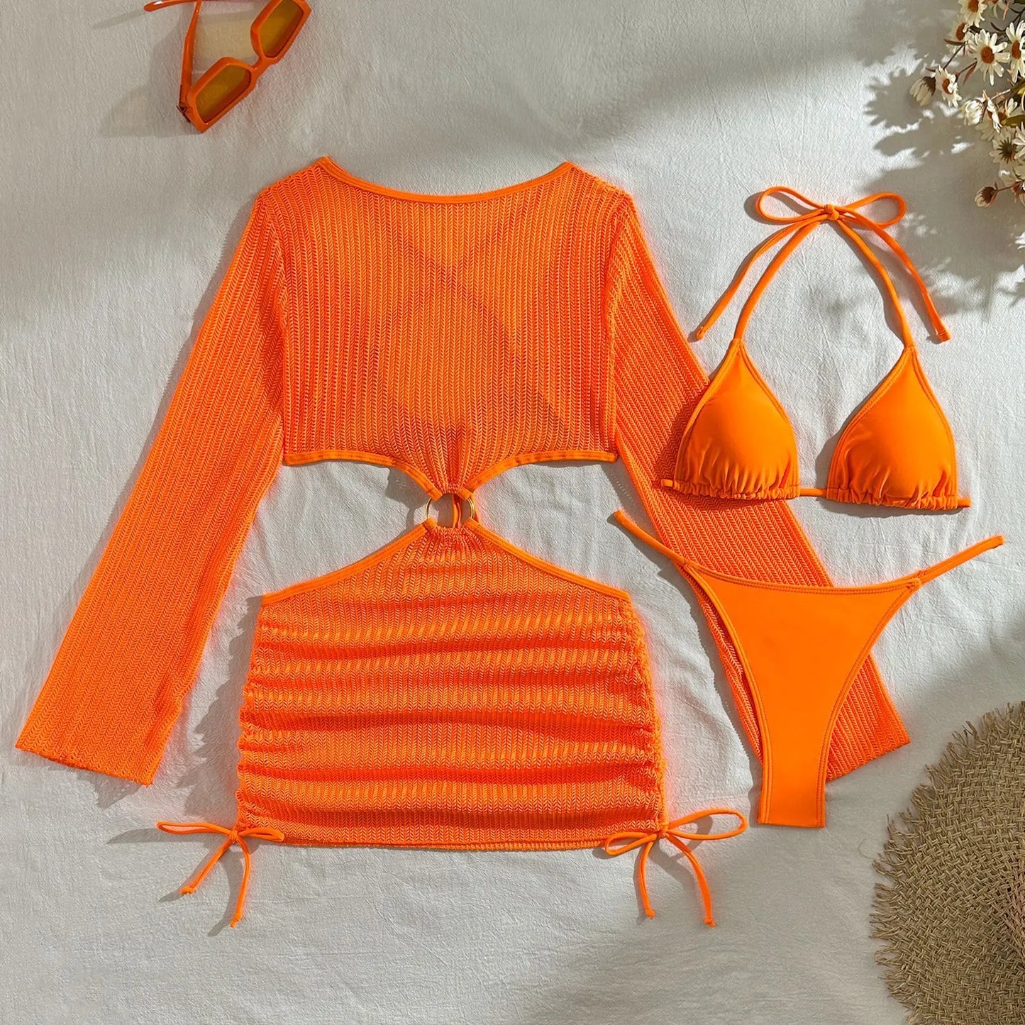 3-Piece Wire-Free Bikini Set