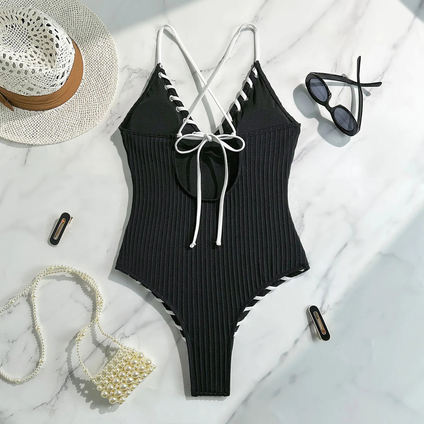 Sexy One Piece Body Bathing Suit Beachwear