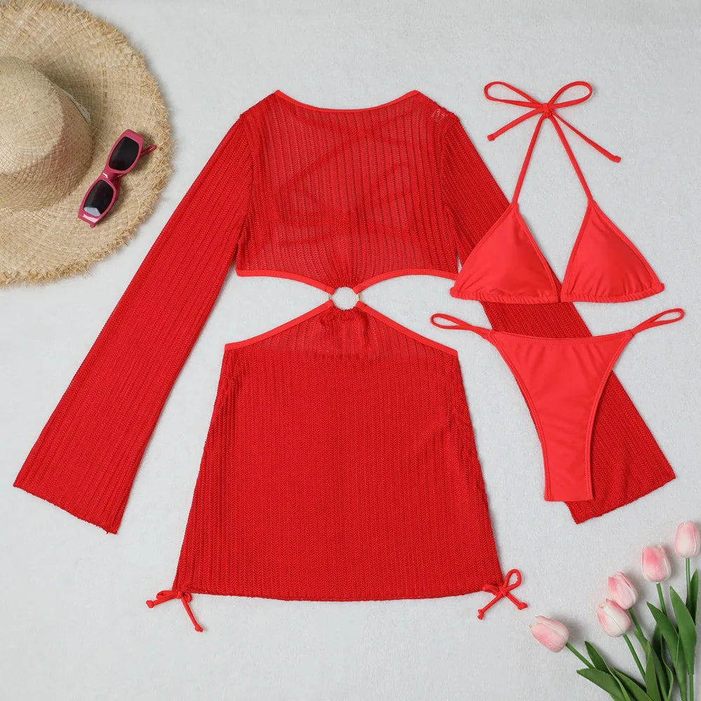 3-Piece Wire-Free Bikini Set